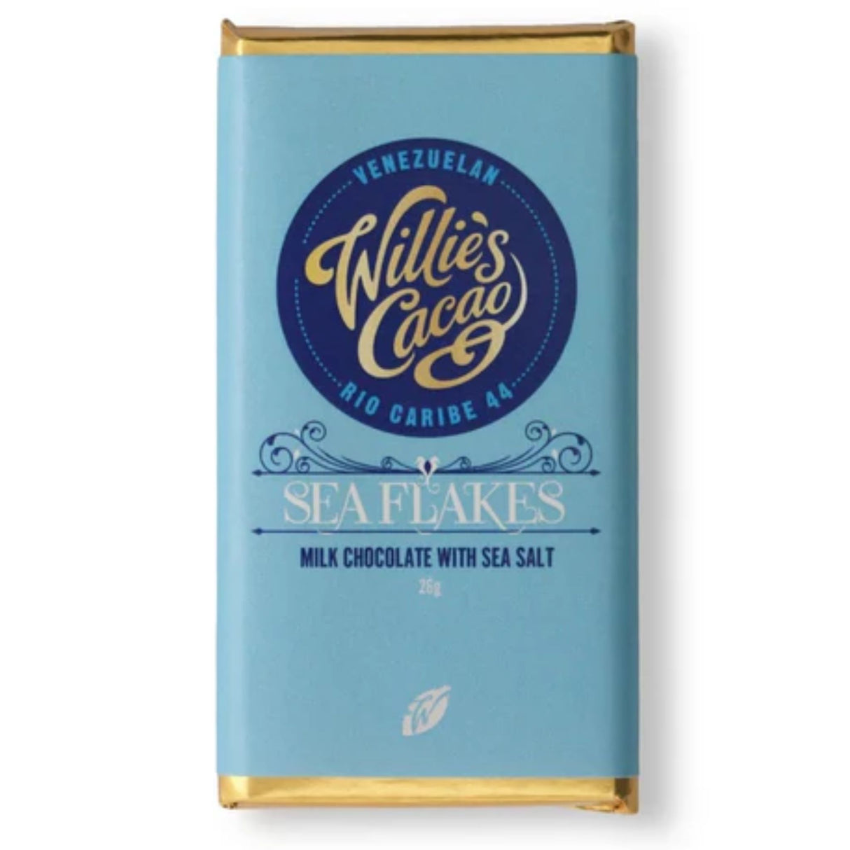 Willies Cacao Milk Chocolate With Sea Salt 26g