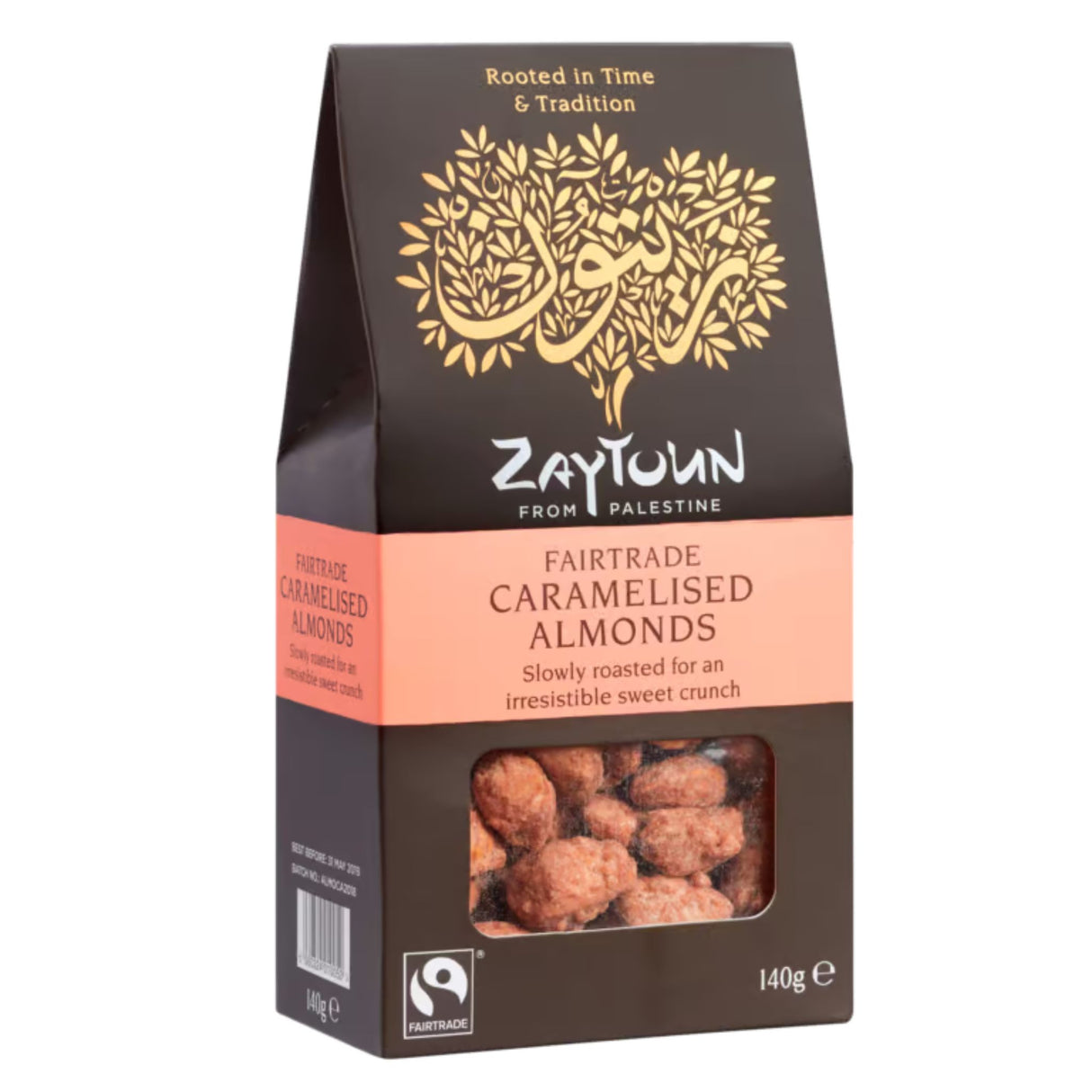 Zaytoun Caramelised Almonds 140g