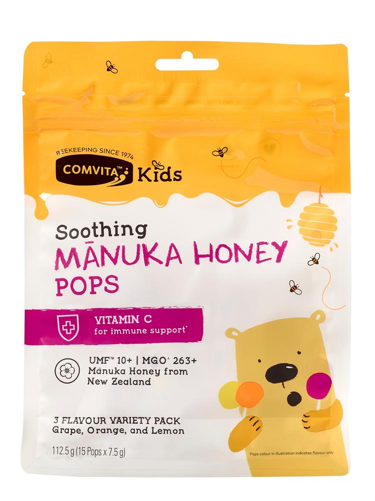 Comvita Soothing Manuka Honey Pops 15