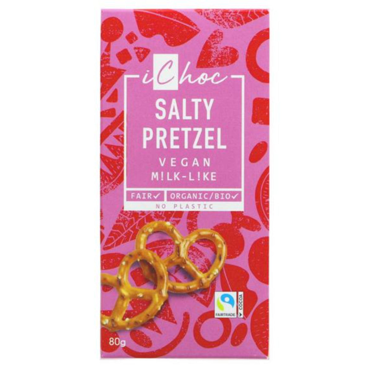 iChoc Salty Pretzel Chocolate 80g