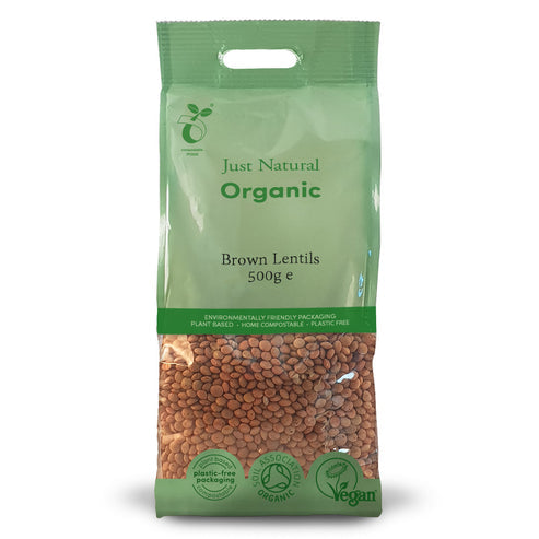 Just Natural Lentils Brown 500G