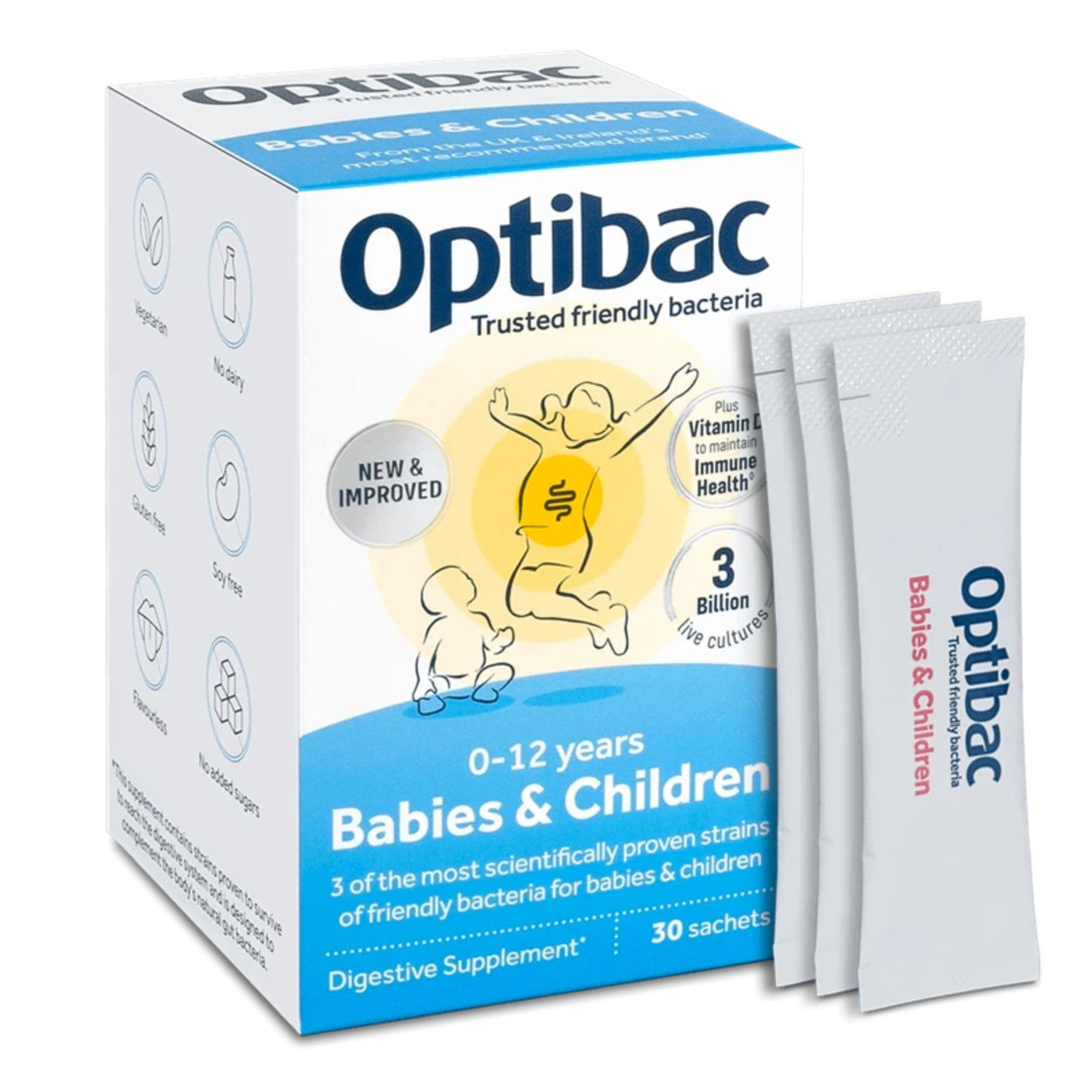 Optibac Babies & Children Probiotic 0-12 years 30 Sachets