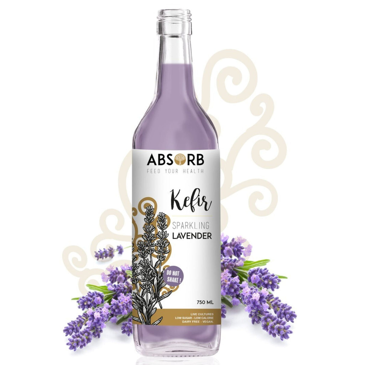 Absorb Sparkling Lavender Water Kefir 330ml