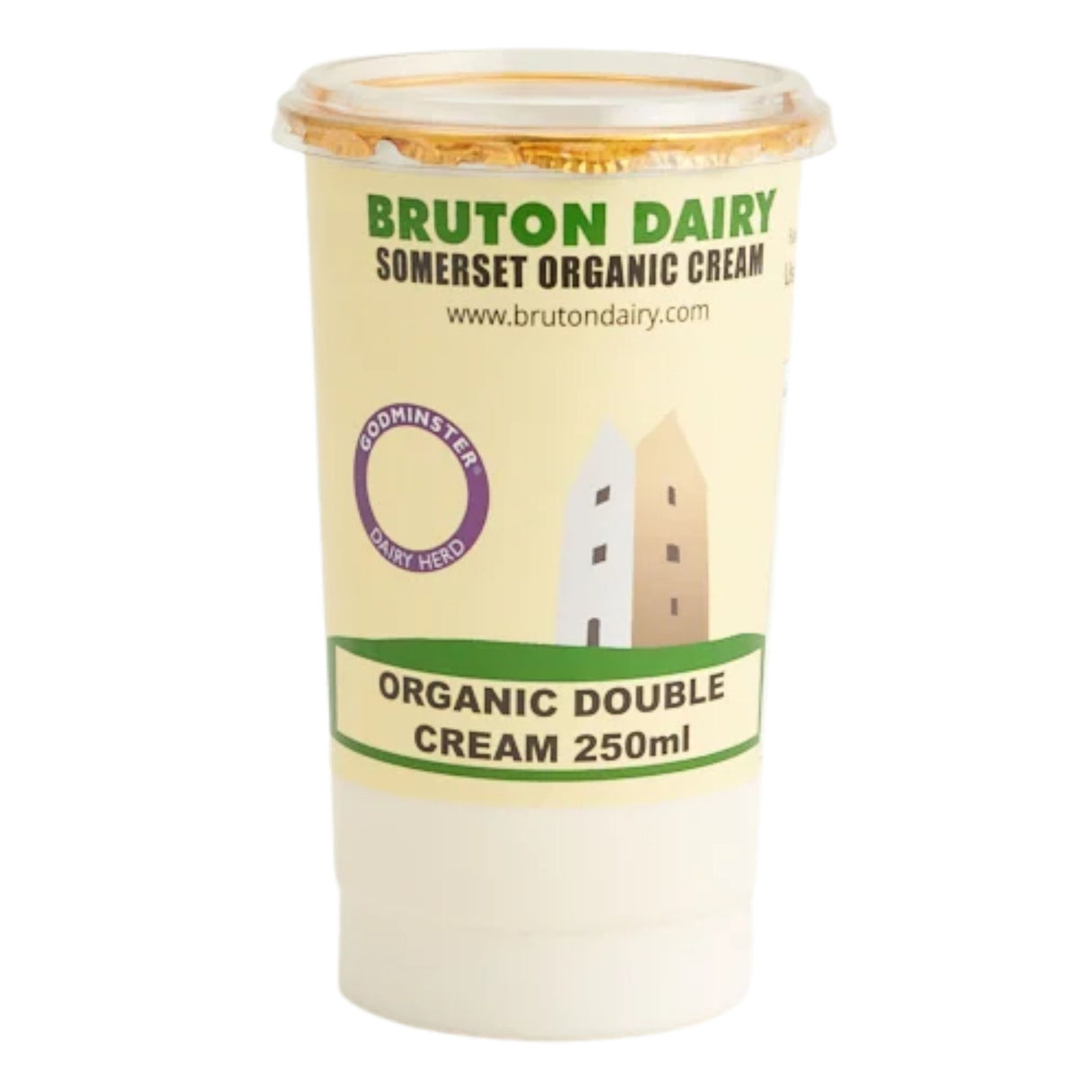 Bruton Dairy Organic Double Cream 250ml