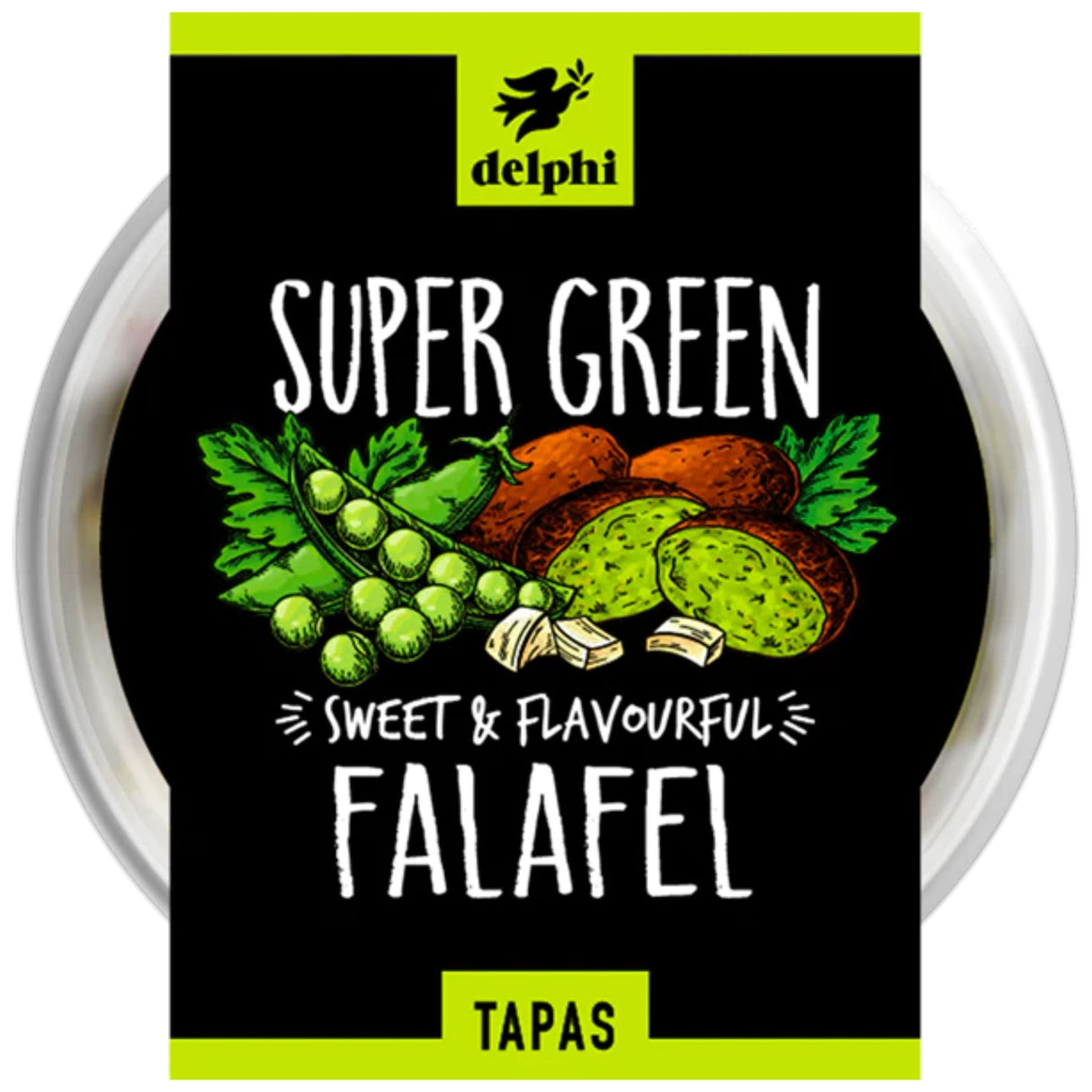 Delphi Super Green Falafel Tapas 110g