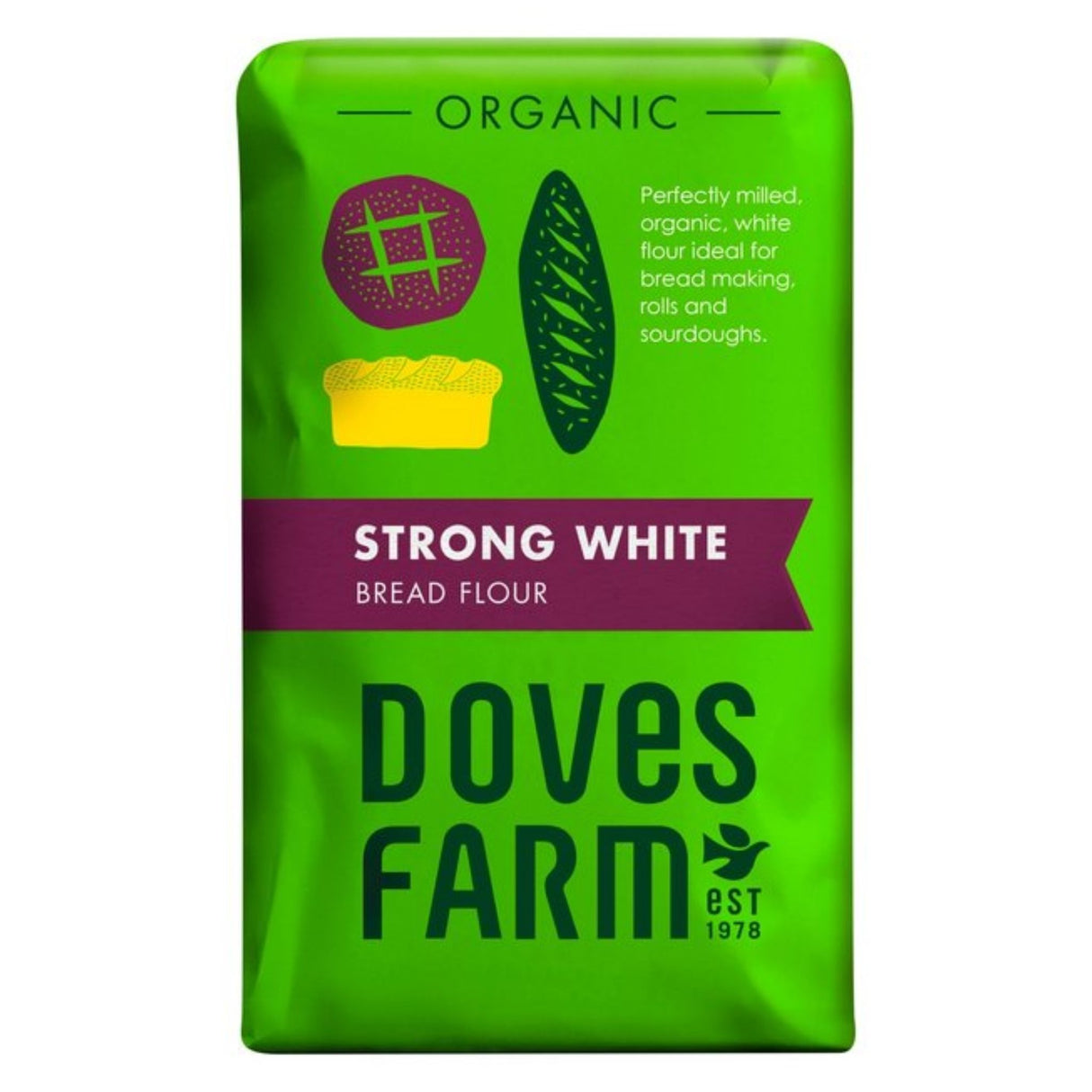 Doves Farm Strong White Flour 1.5kg