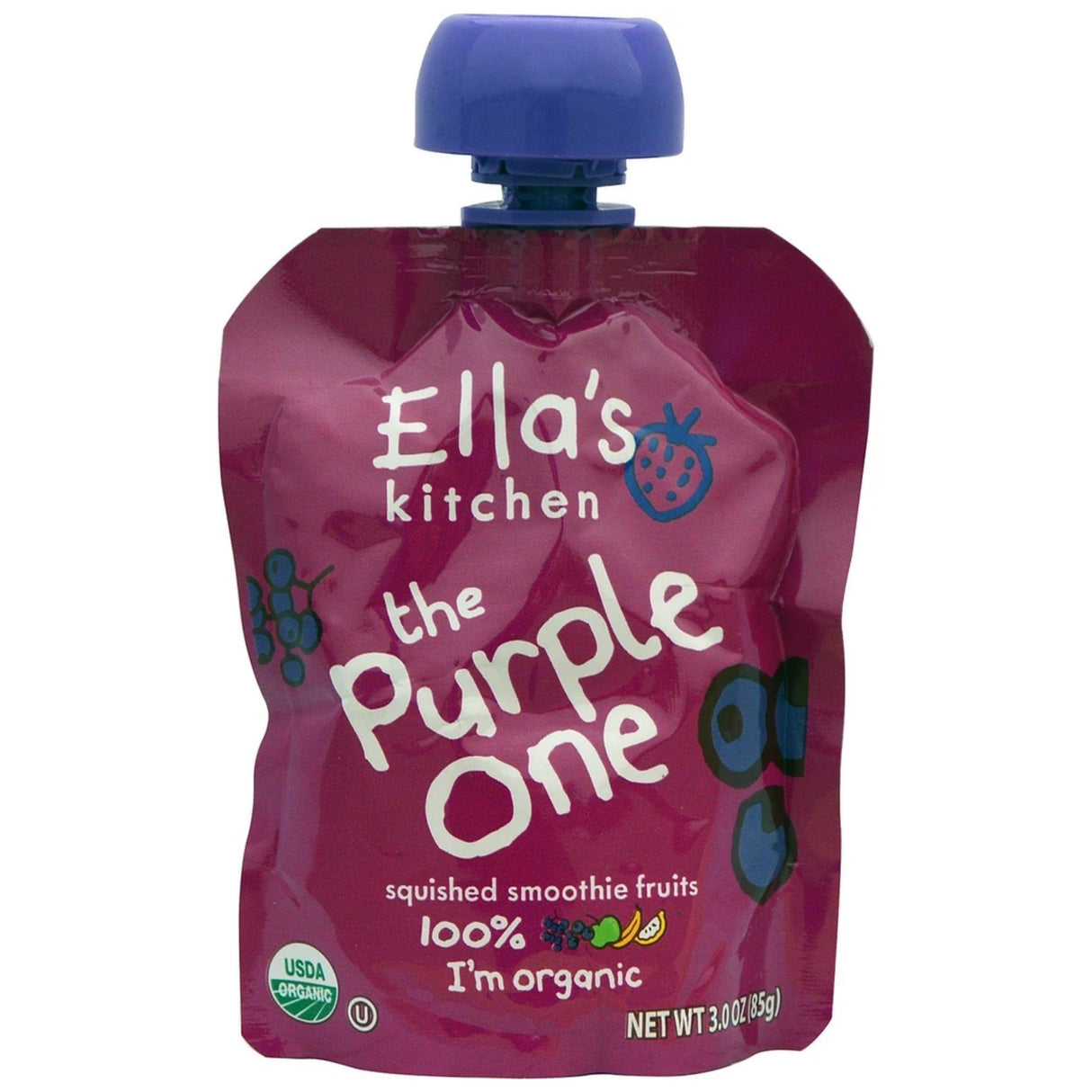 Ellas Kitchen The Purple One Smoothie Pouch 90g