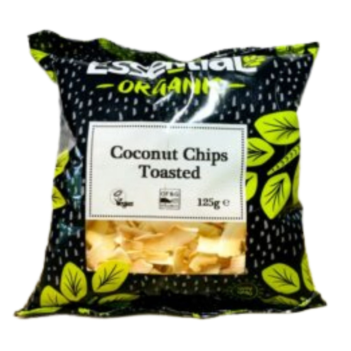 Essential Organic Toasted Coconut 125g