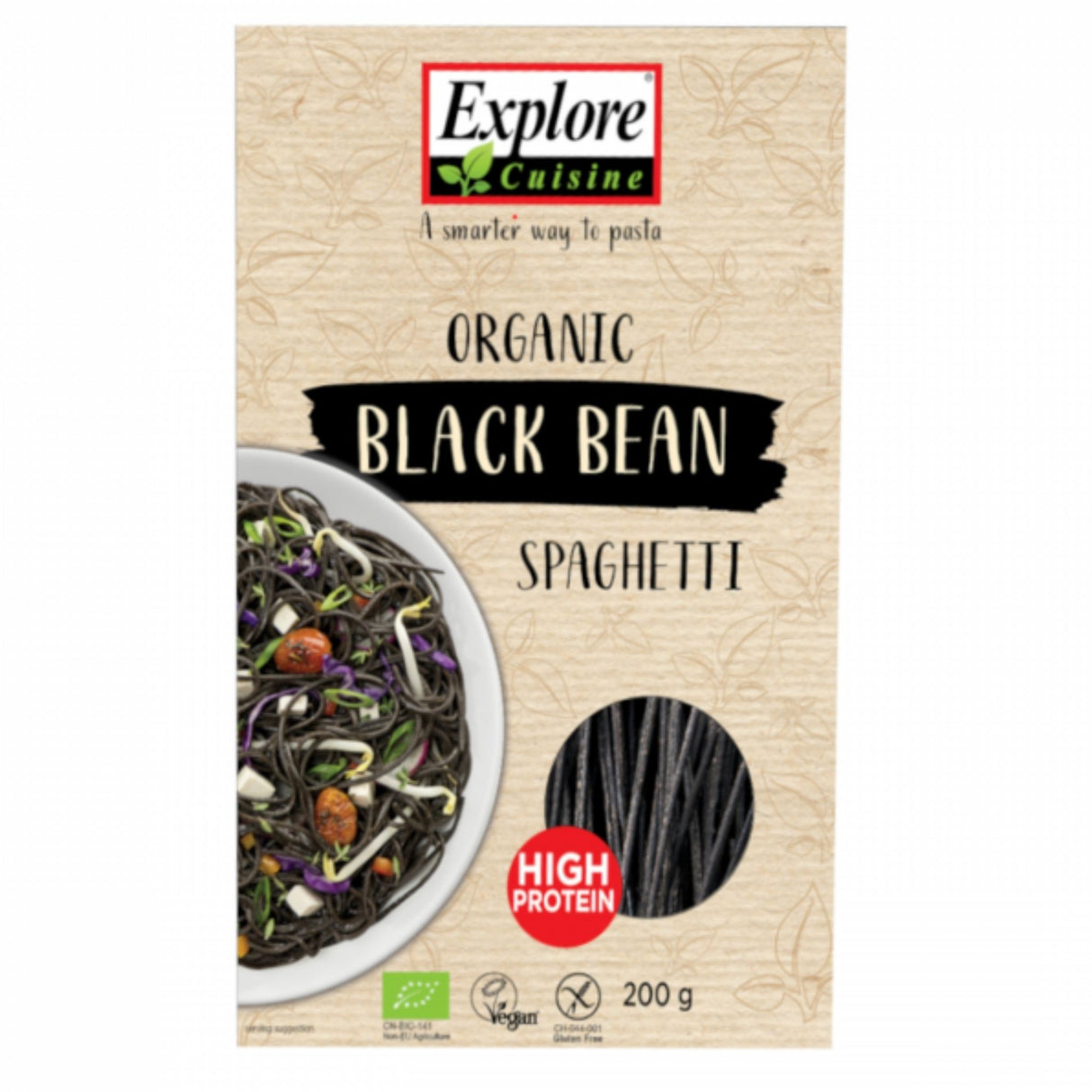 Explore Cuisine Black Bean Spaghetti 200g