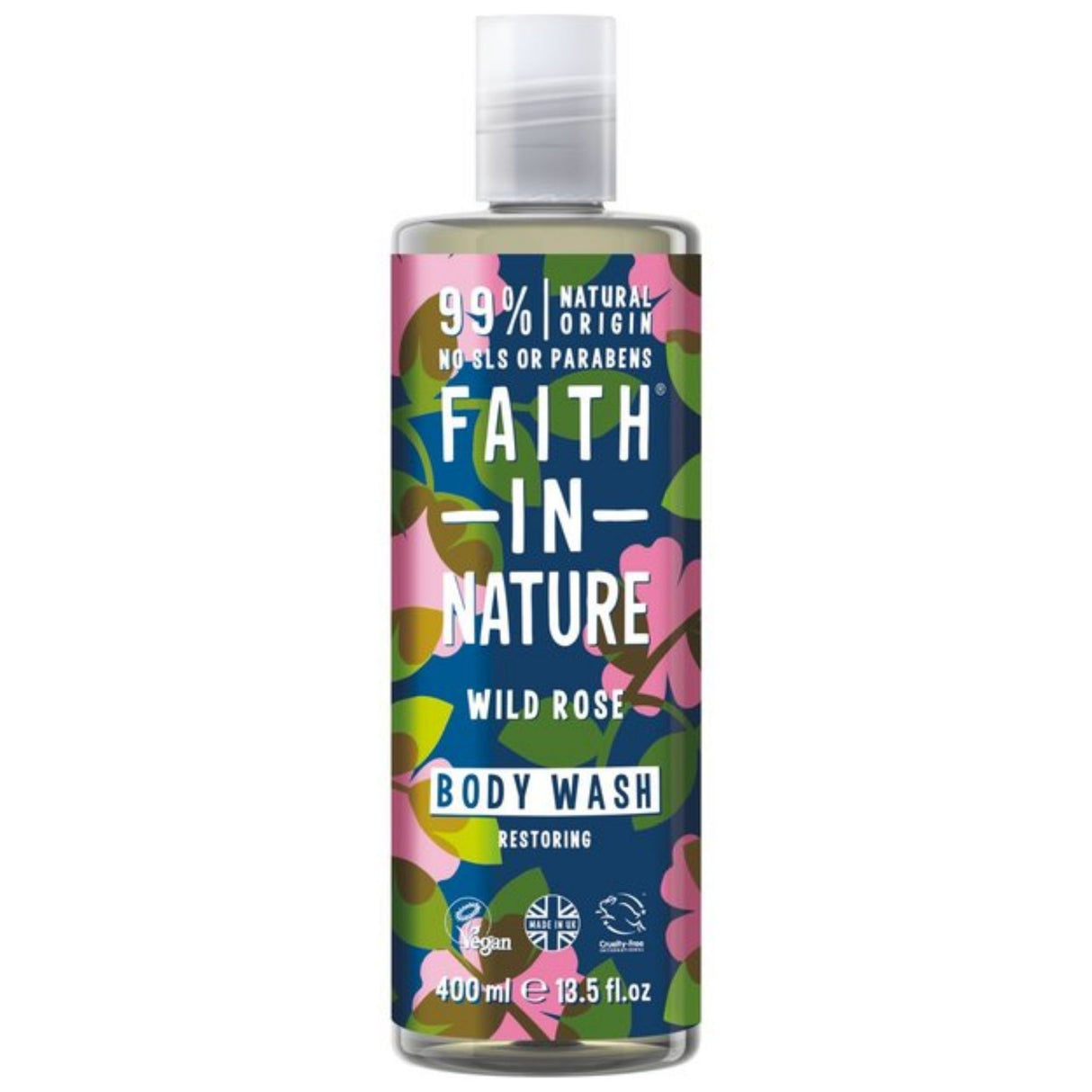 Faith in Nature Wild Rose Body Wash 400ml