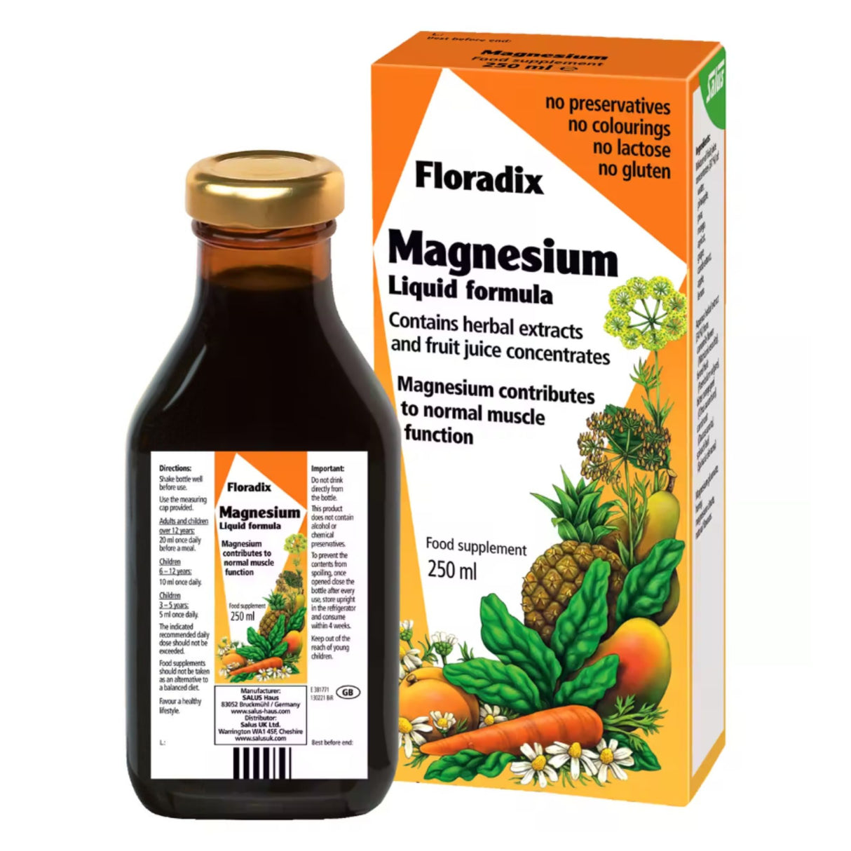 Floradix Magnesium Mineral Drink 250ml