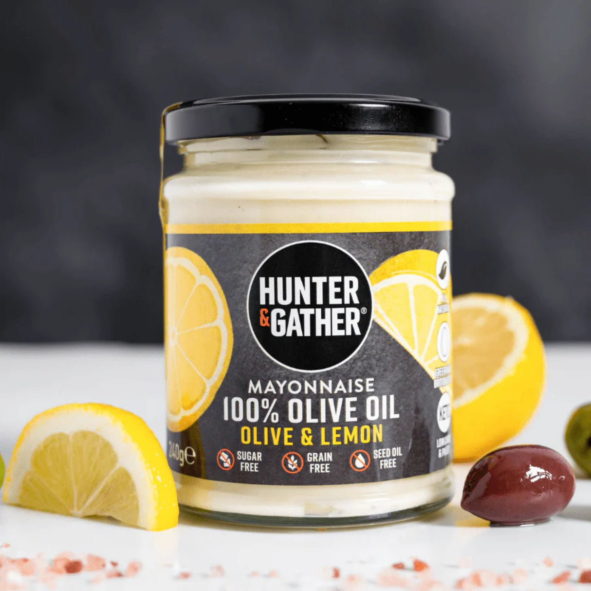 Hunter & Gatherer Olive & Lemon Mayonnaise 240g