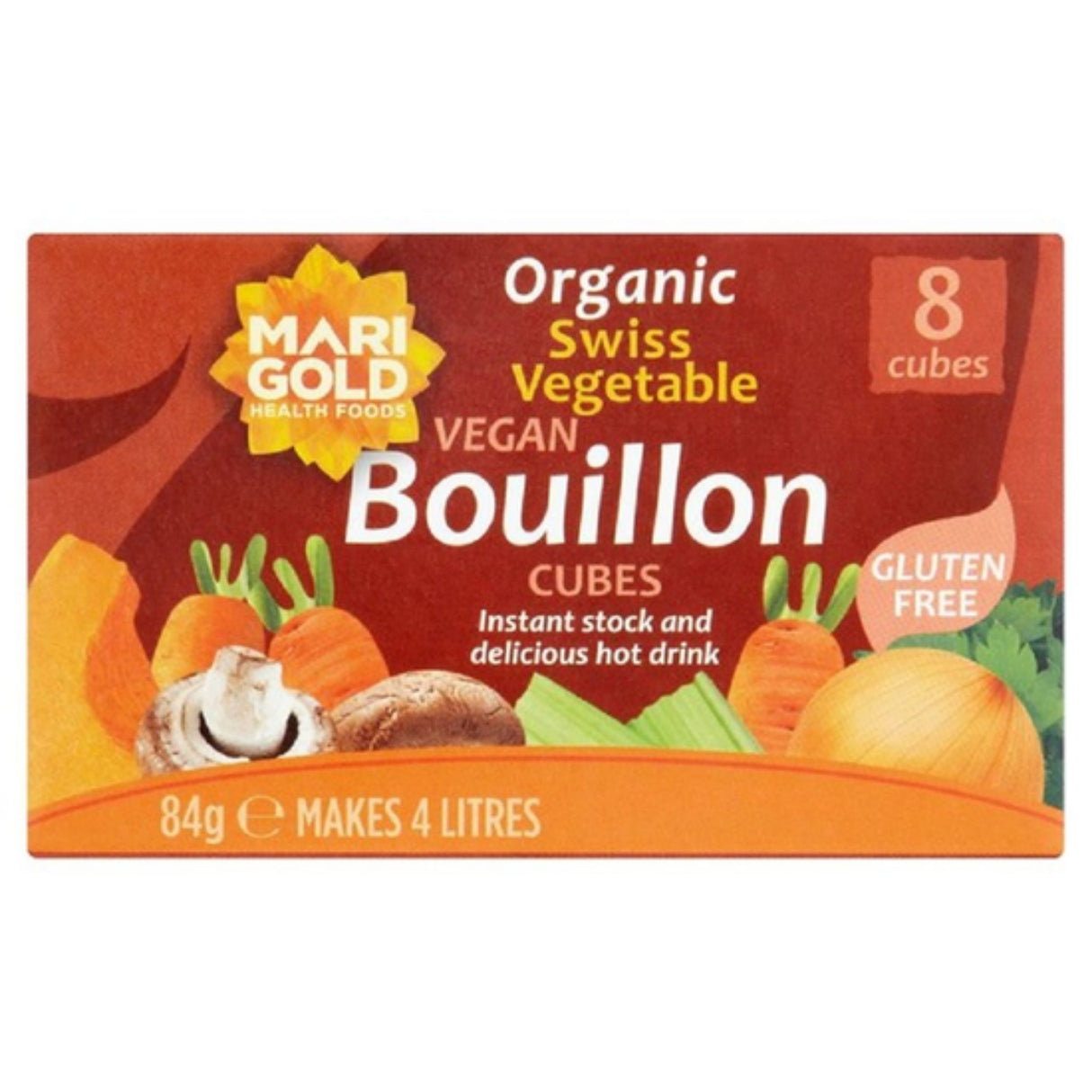 Marigold Health Swiss Vegetable Bouillon Cubes 84g