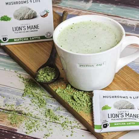 Mushrooms For Life Lions Mane Matcha Latte 110g