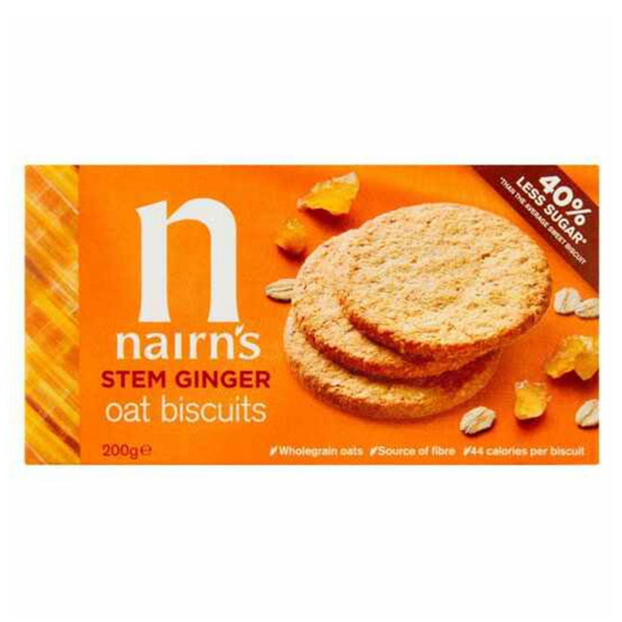 Nairns Stem Ginger Oat Biscuits 200g