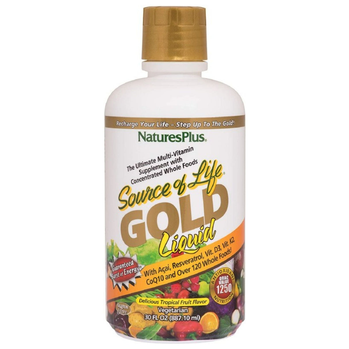 Natures Plus Gold Liquid Multivitamin 240-900ml