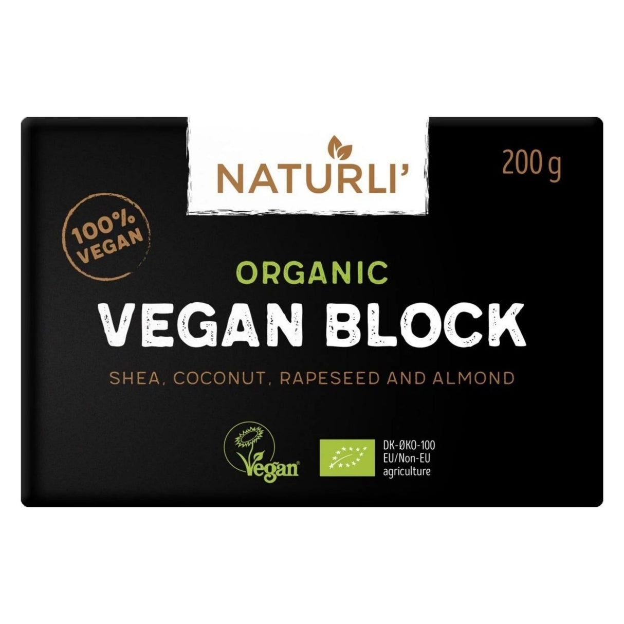 Naturli Organic Vegan Block 200g