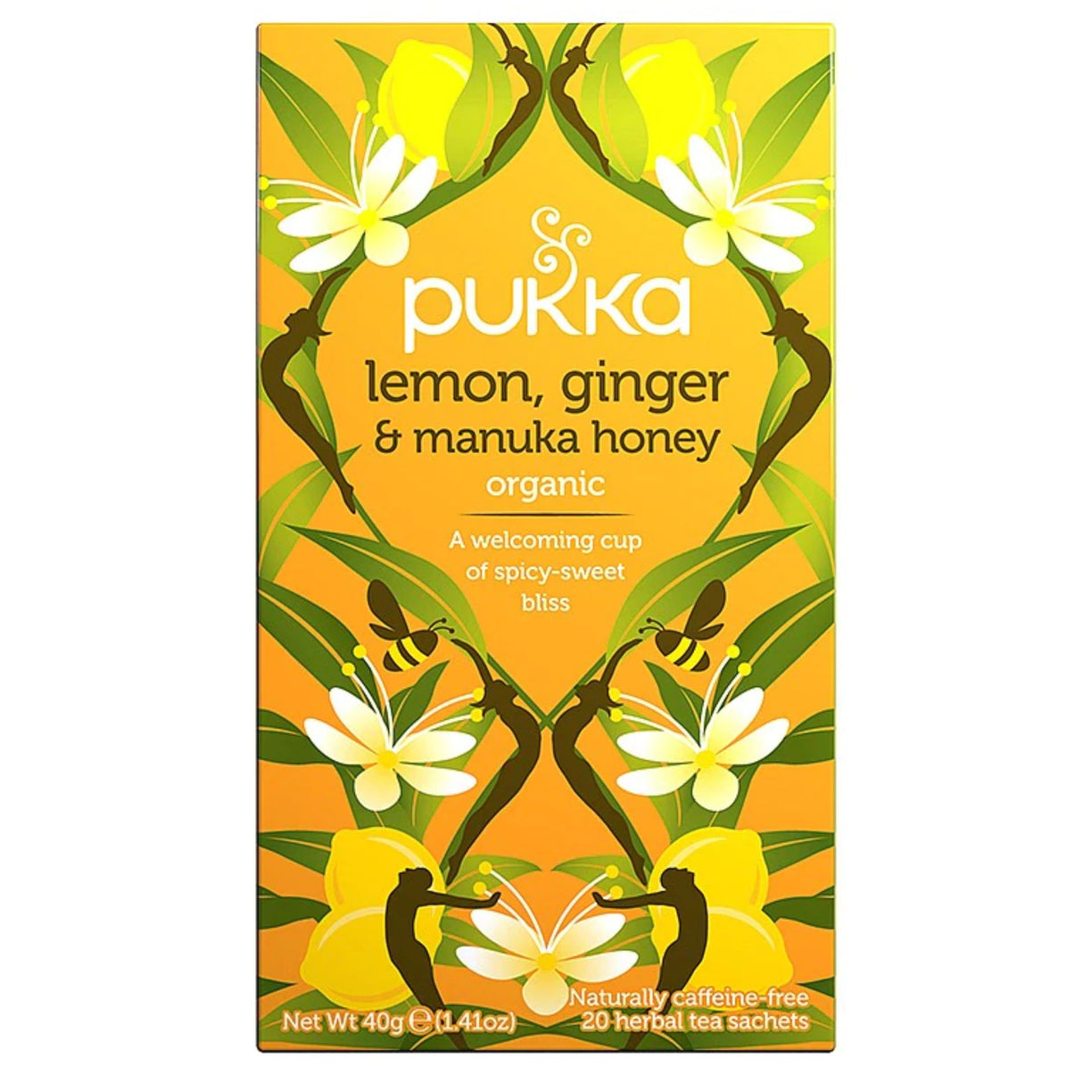 Pukka Lemon, Ginger & Manuka Tea 20 Bags