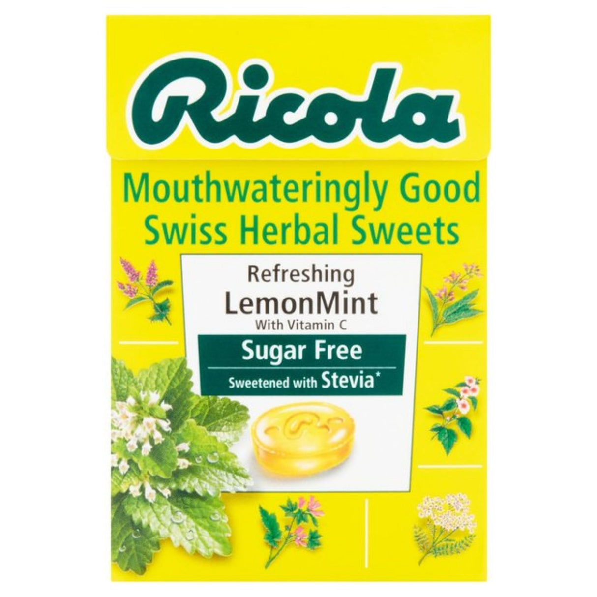 Ricola Lemon Mint Herbal Sweets 45g