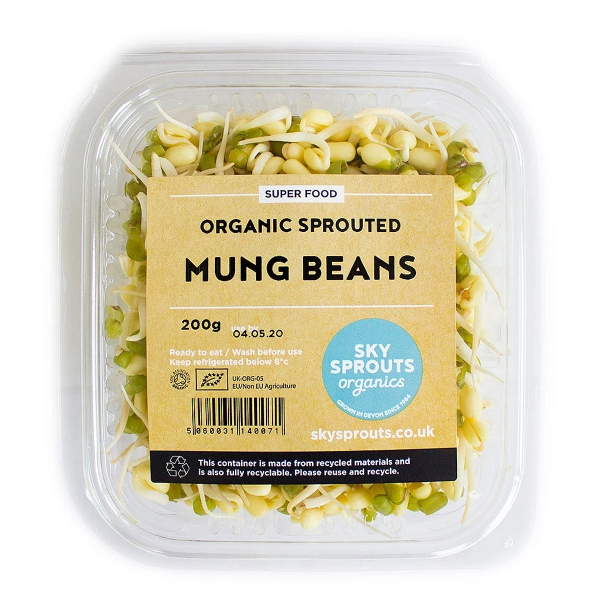 Sky Sprouts Sprouted Mung Beans 200g