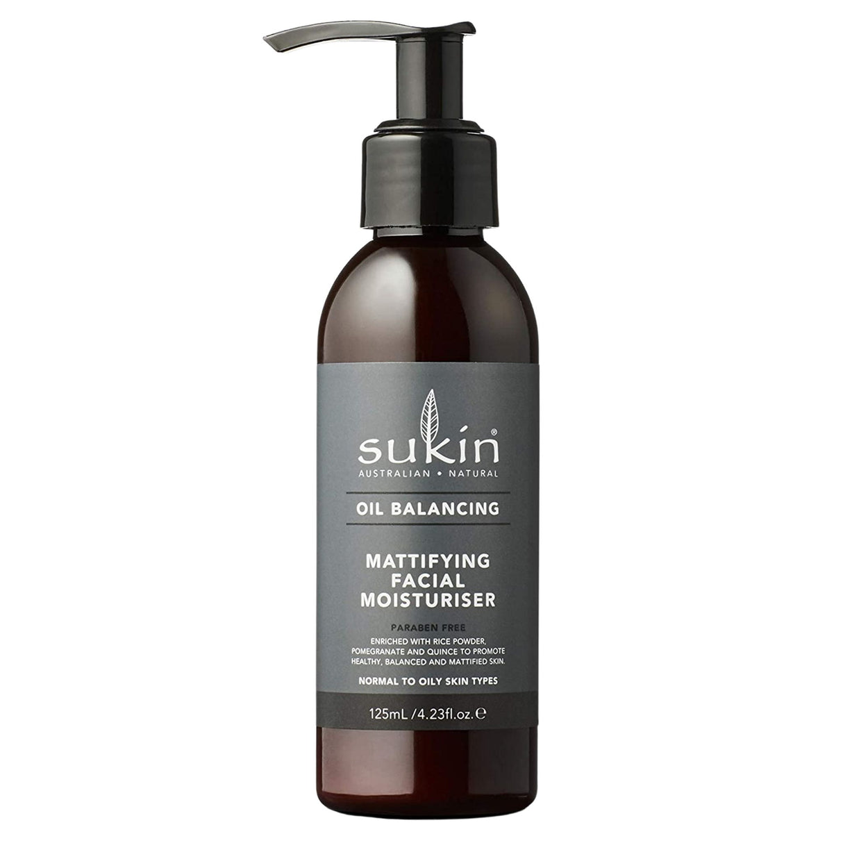 Sukin Oil Balancing Mattifying Facial Moisturiser 125ml