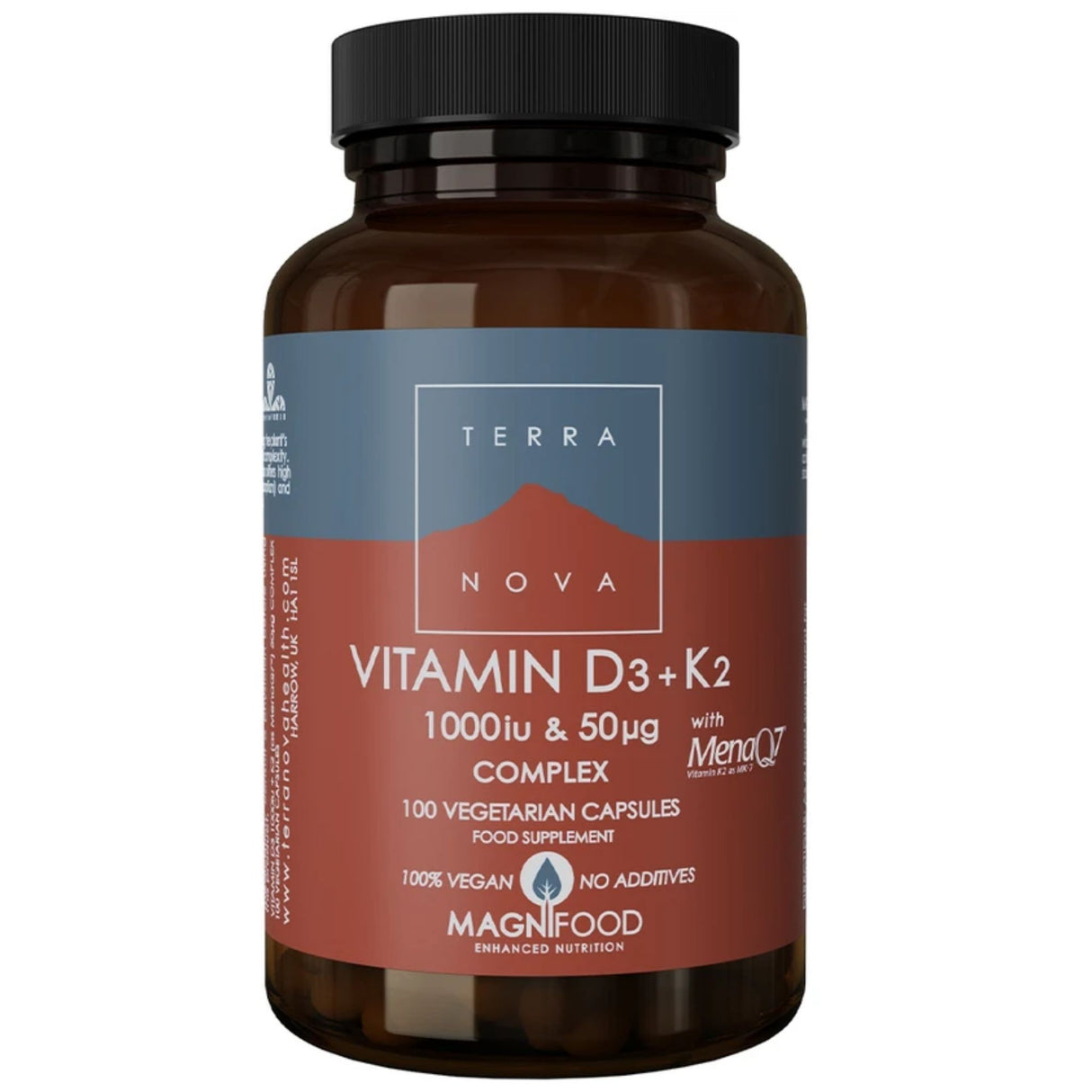 Terra Nova Vitamin D3 & K2 Complex 50s