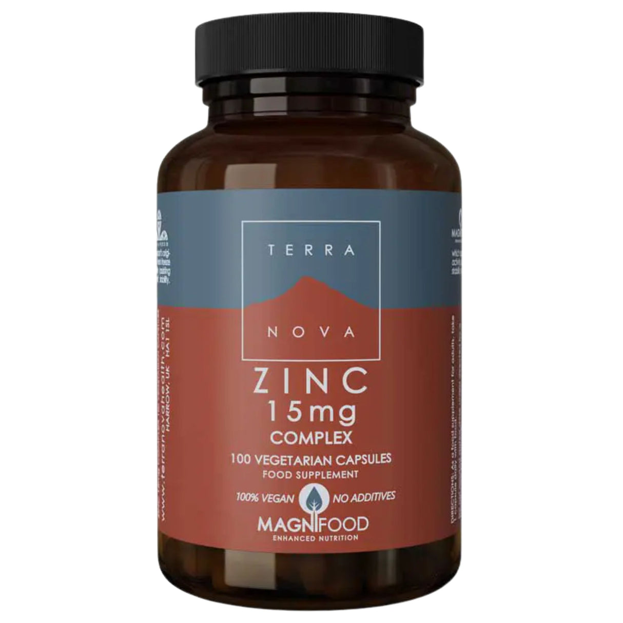 Terra Nova Zinc 15mg Complex 50-100s