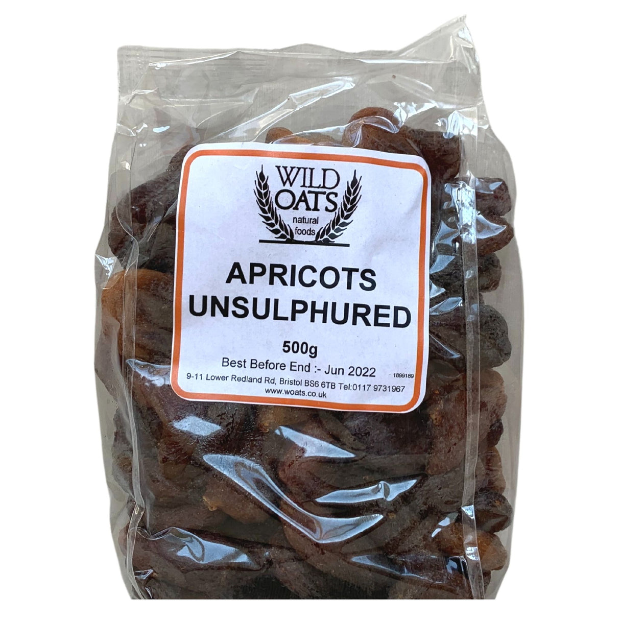 Wild Oats Apricots Unsulphured 500g