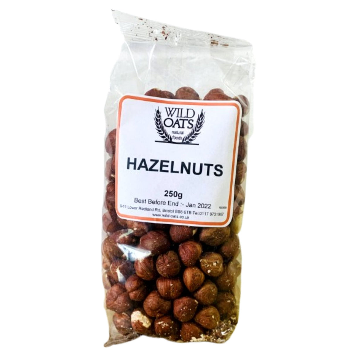 Wild Oats Hazelnuts 250g