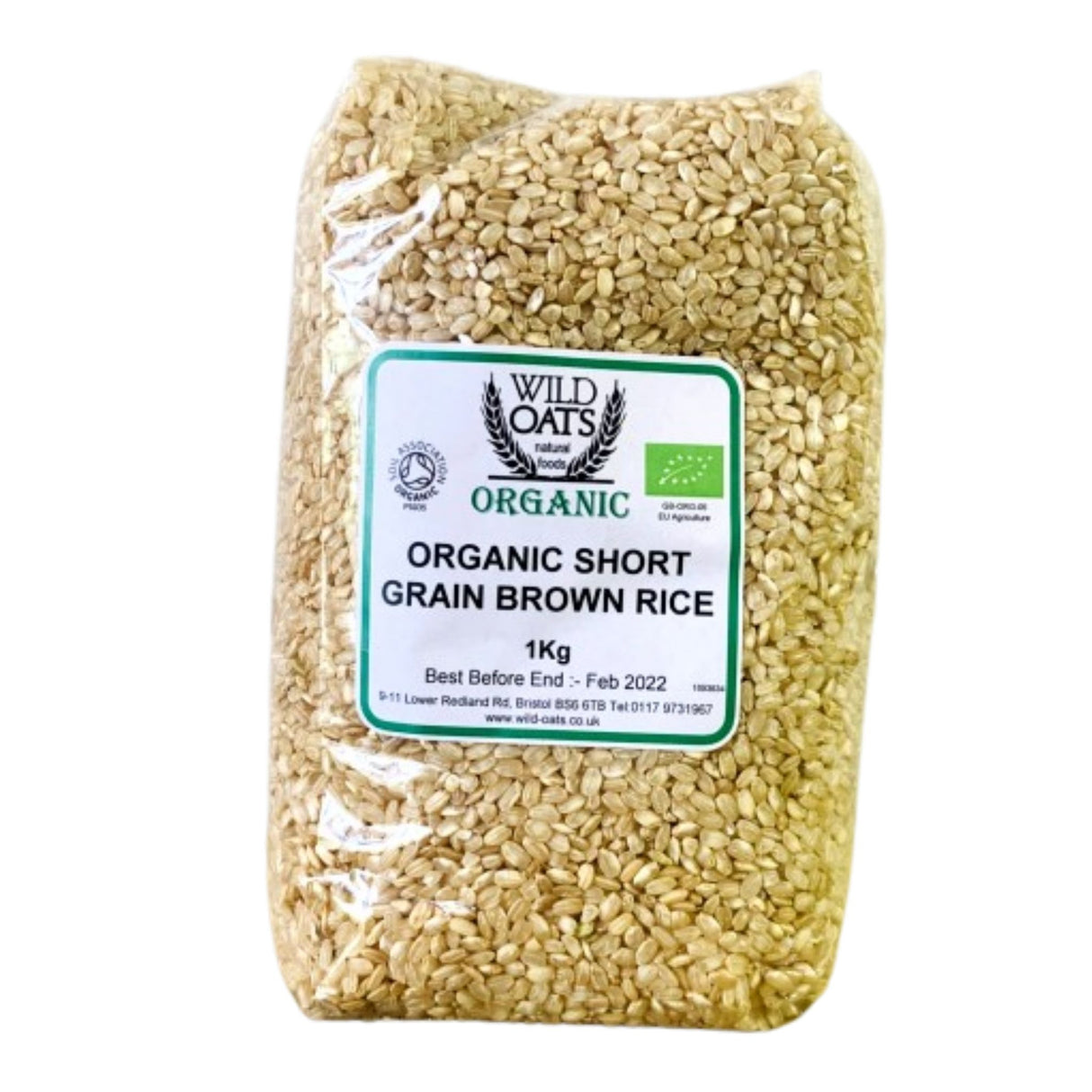 Wild Oats Organic Short Grain Brown Rice 1kg