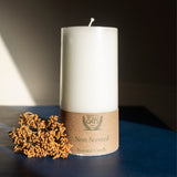 Wild Oats Unscented Pillar Candle 3-6"