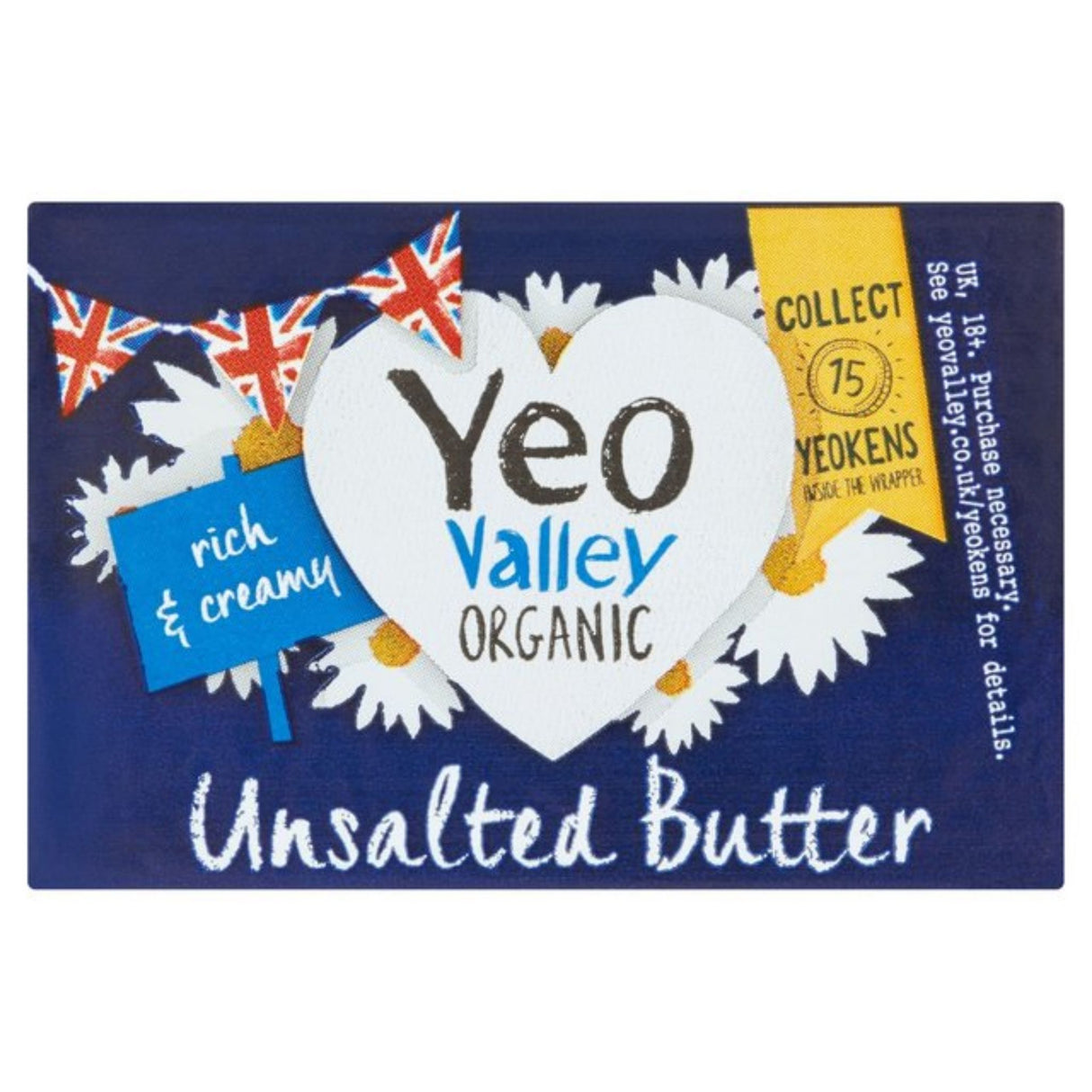 Yeo Valley Unsalted Butter 250g